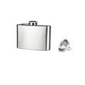 Stainless Steel Flask & Funnel Set - 4 Oz